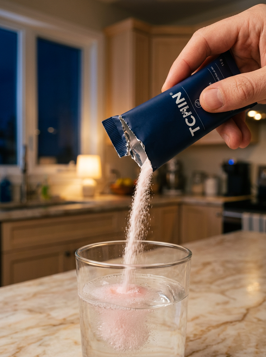 Versez dans 250 ml d'eau